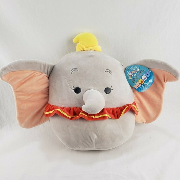 Large Squishmallow Disney Dumbo Plush Stuffed Doll Animal Gift Toy 12" New - Picture 1 of 5